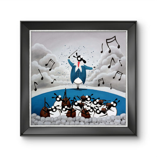 "Bleathoven" Original Painting