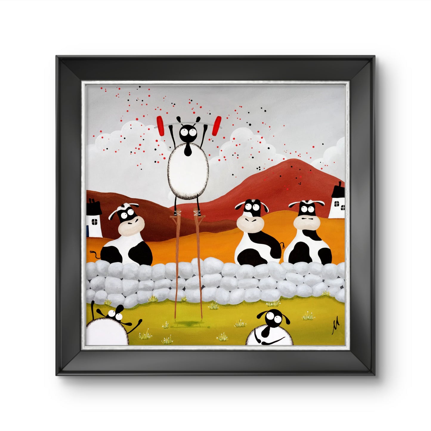“Raising The Baa" Original Painting