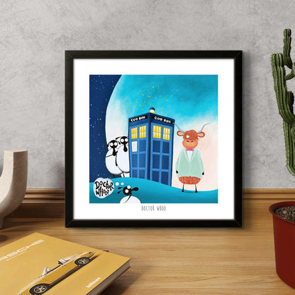 10” Print - Doctor Whoo