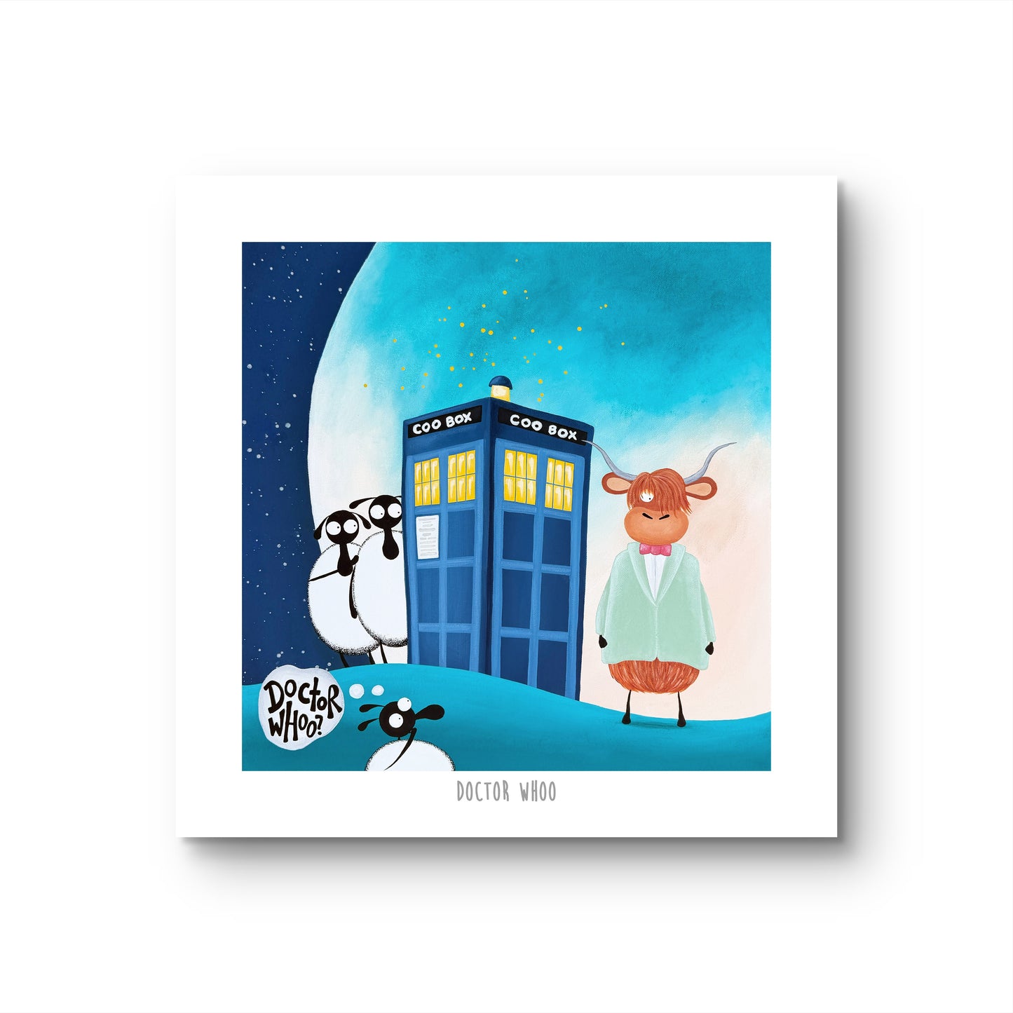 10” Print - Doctor Whoo
