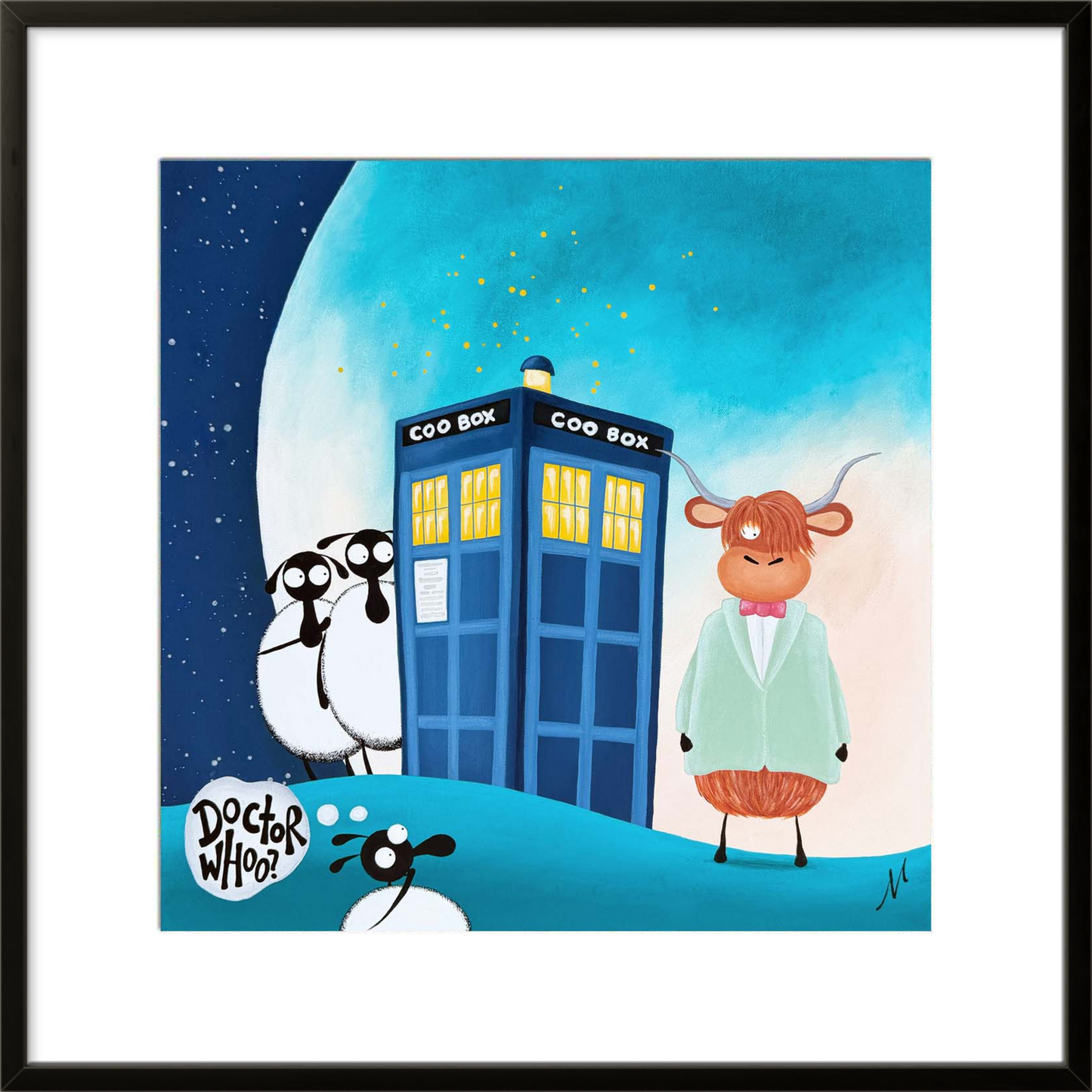 16” Limited Edition Print - Doctor Whoo