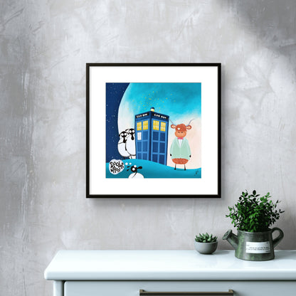 20" Limited Edition Print - Doctor Whoo