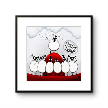 16” Limited Edition Print - Flockin’ Legend!