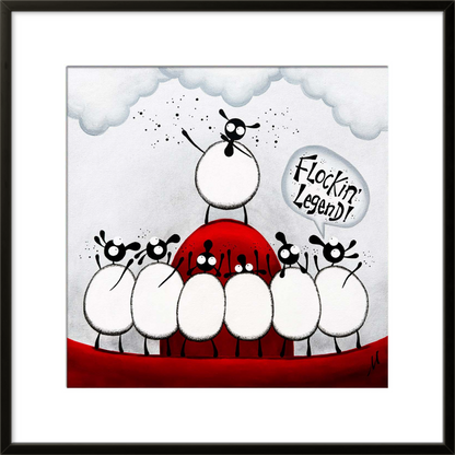 16” Limited Edition Print - Flockin’ Legend!