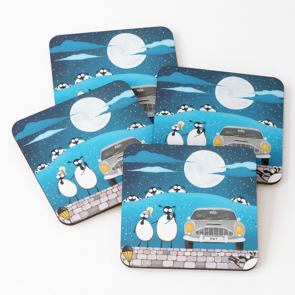 Double Wool 7 Coaster