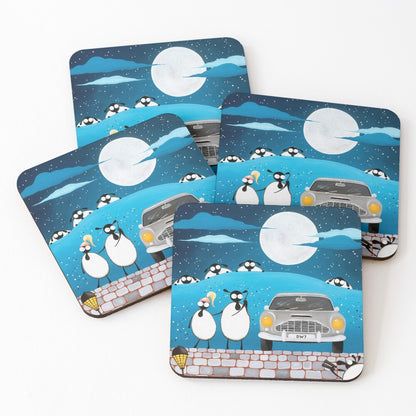 Double Wool 7 Coaster