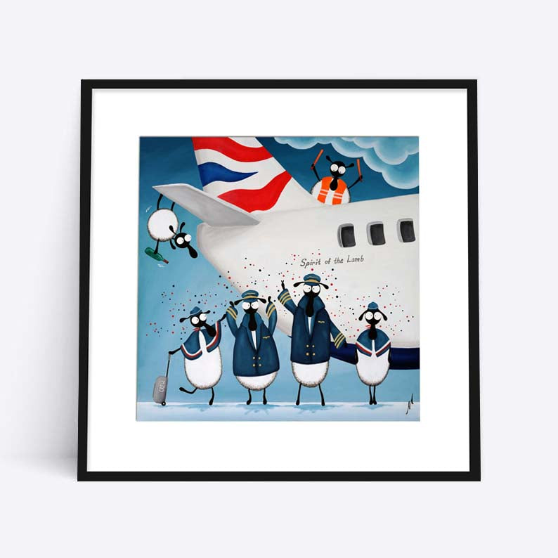 20” Limited Edition Print - Bleatish Airways