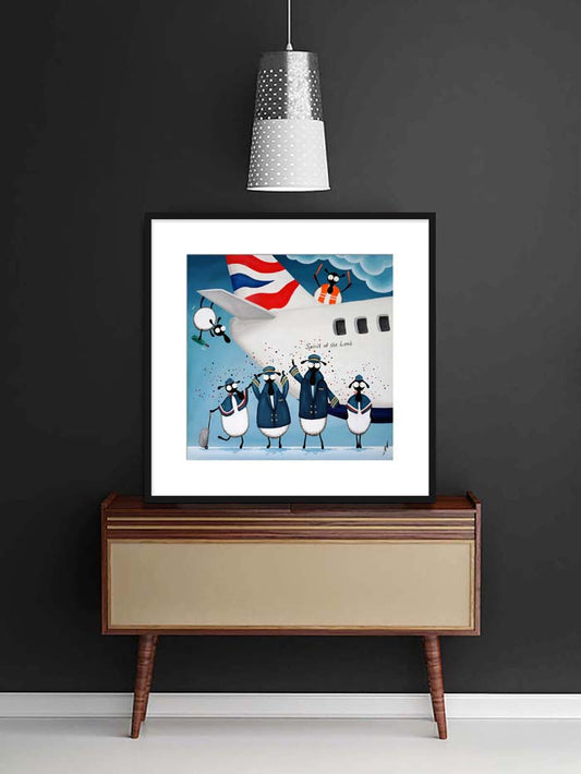 20” Limited Edition Print - Bleatish Airways