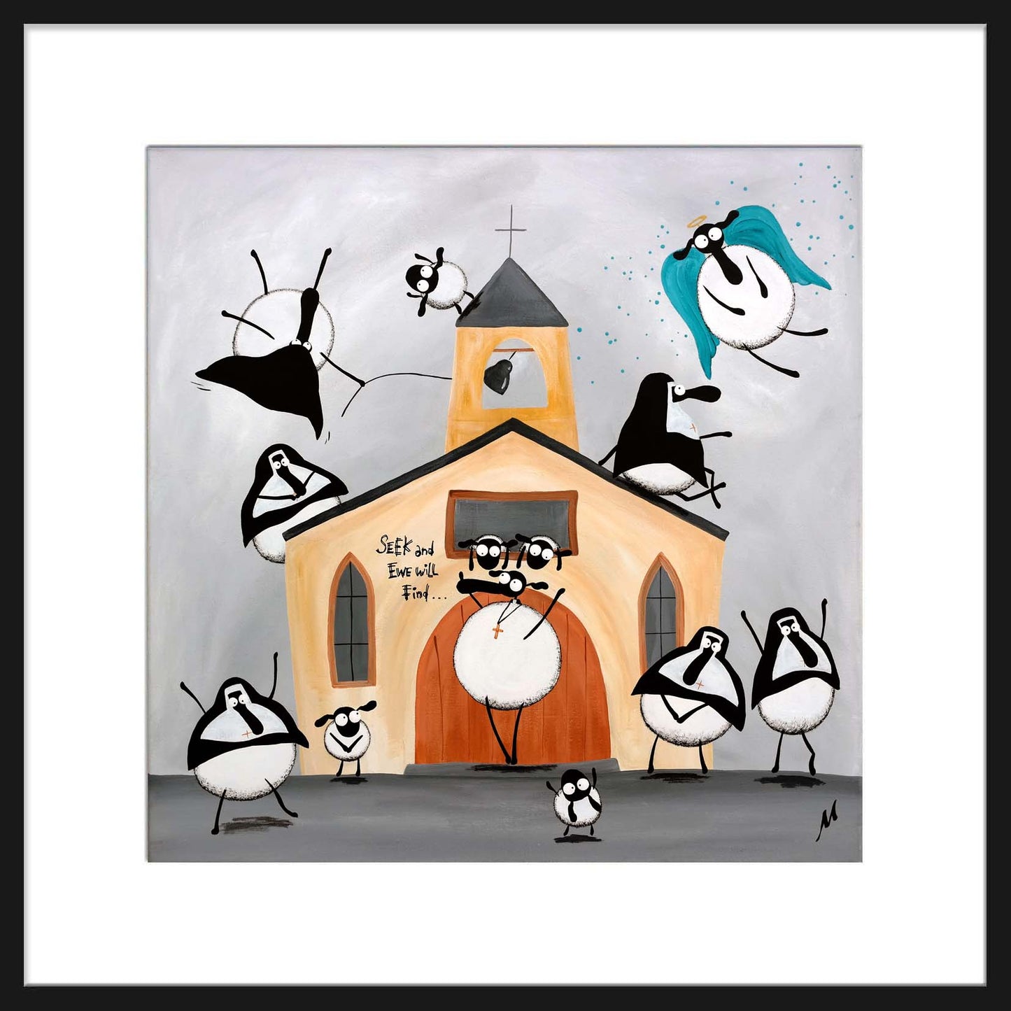 16” Limited Edition Print - Christian Fellowsheep