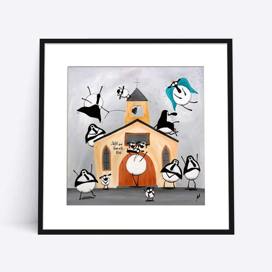 16” Limited Edition Print - Christian Fellowsheep