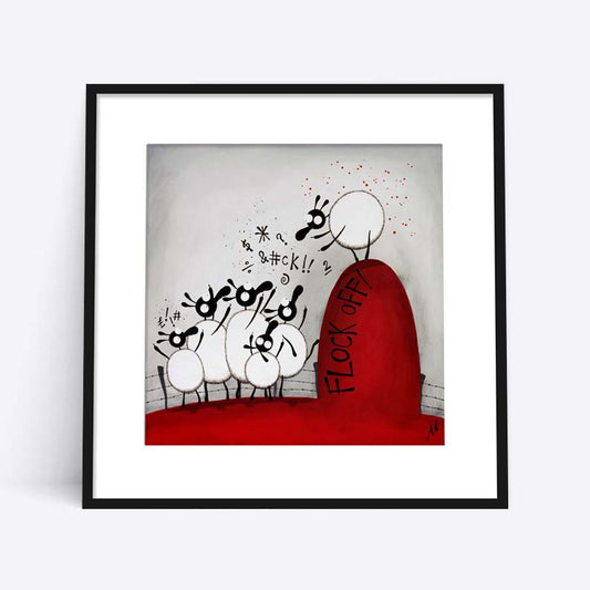 16” Limited Edition Print - Flock Off!