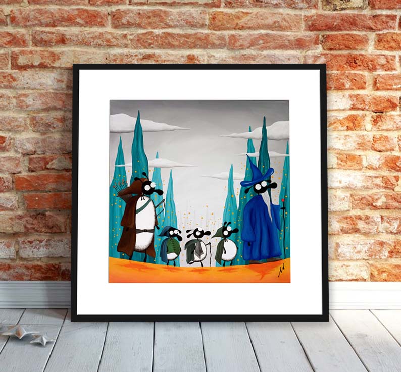 16” Limited Edition Print - Fellowsheep Of The Ring