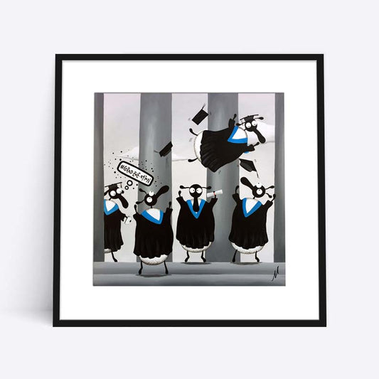 16” Limited Edition Print - Grad-ewe-ation