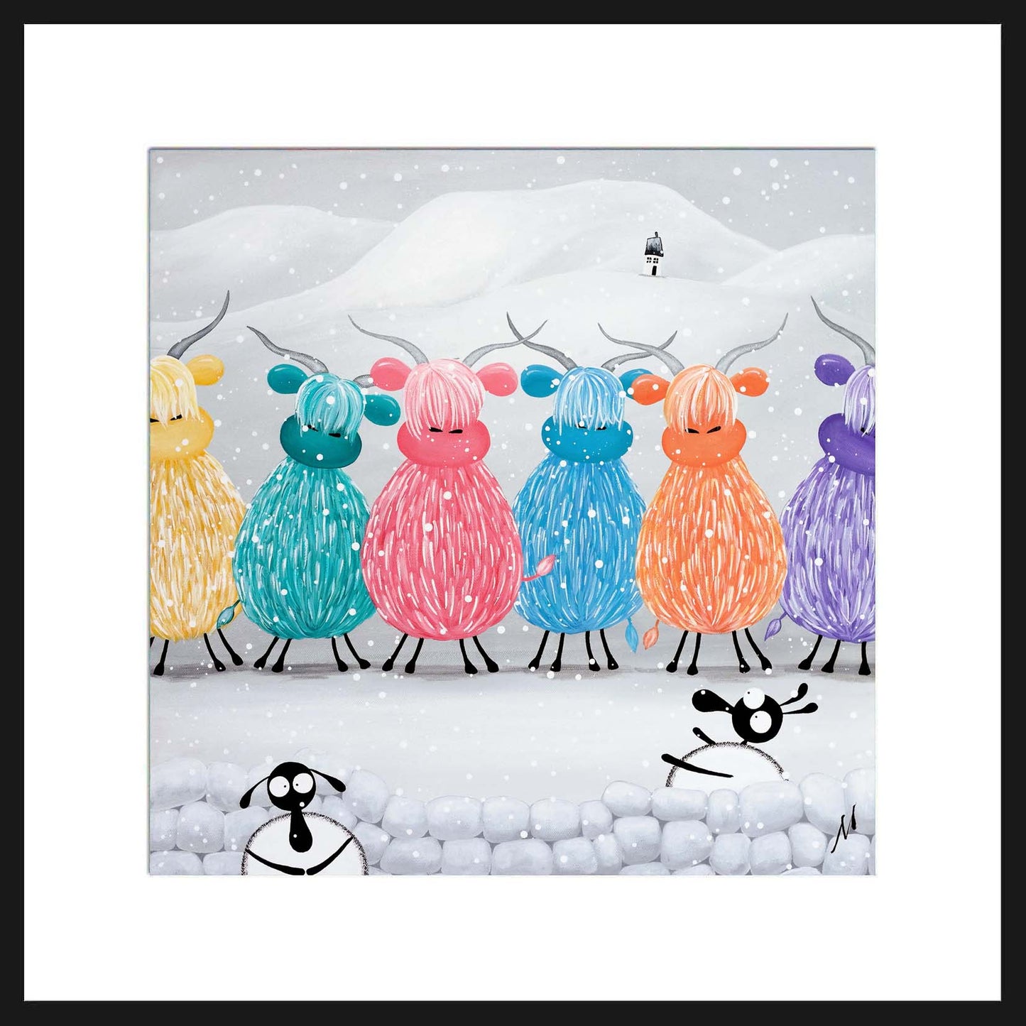 16” Limited Edition Print - Rainbow In The Snow