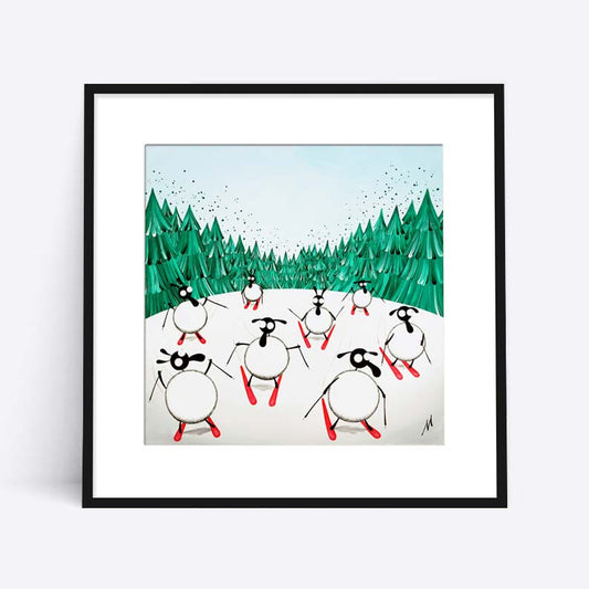 16” Limited Edition Print - Ski Ewe Later