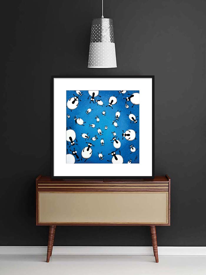 20" Limited Edition Print - Space Sheep