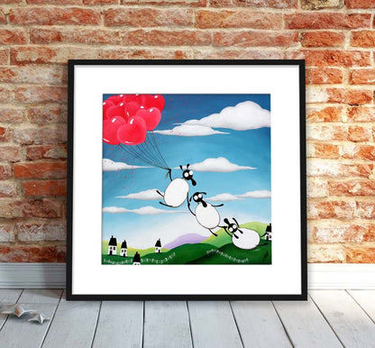 16” Limited Edition Print - Tup, Tup, And Away!