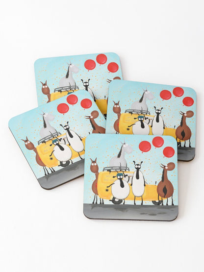 Only Ewes And Horses Coaster