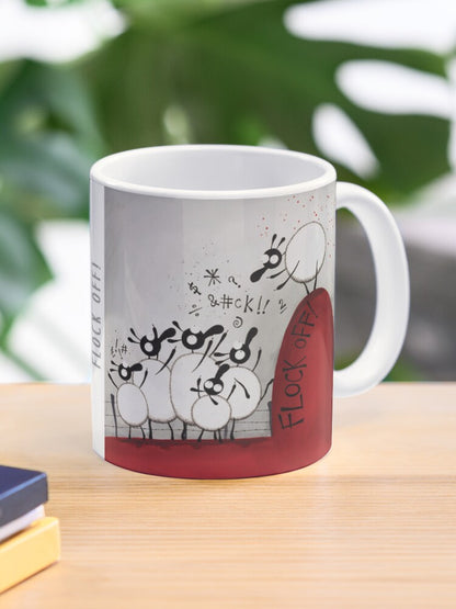 Flock Off! Ceramic Mug
