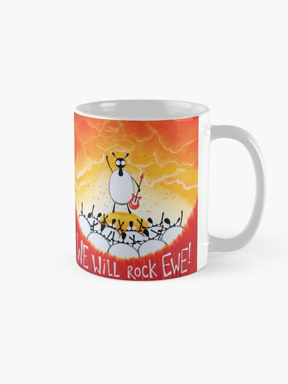 We Will Rock Ewe! Ceramic Mug