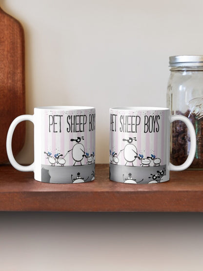 Pet Sheep Boys Ceramic Mug