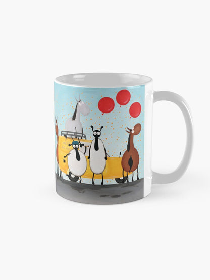 Only Ewes And Horses Ceramic Mug