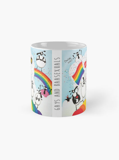 Gays And Baasexuals Ceramic Mug