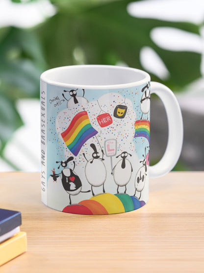 Gays And Baasexuals Ceramic Mug