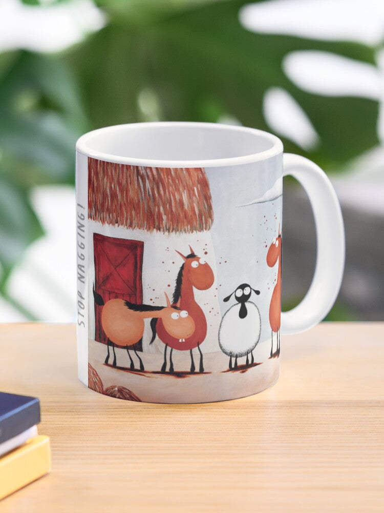 Stop Nagging! Ceramic Mug – Mervyn Tay Art