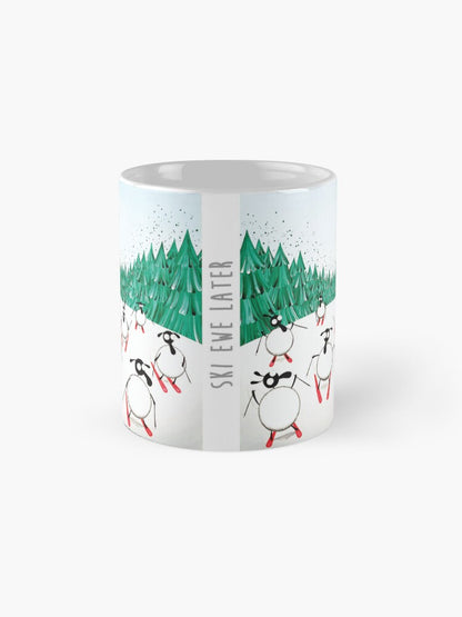 Ski Ewe Later Ceramic Mug