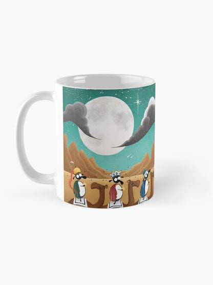 Three Wise Lambs Ceramic Mug