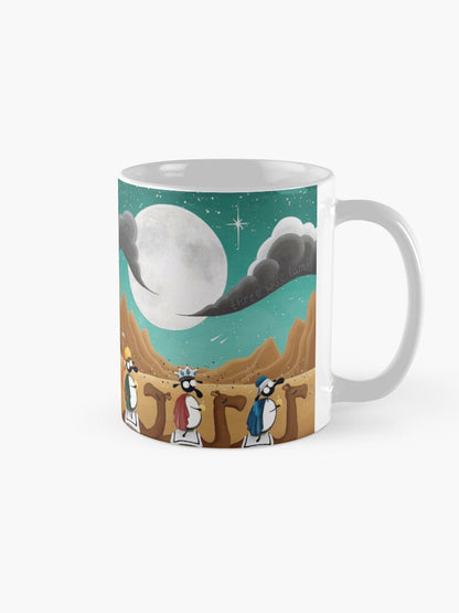 Three Wise Lambs Ceramic Mug